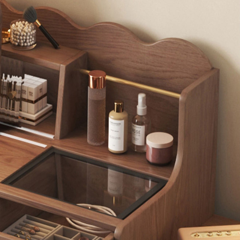 17 "brede traditionele ijdelheid tafel houten make-up ijdelheid met lade