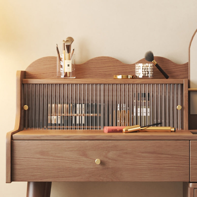 17 "brede traditionele ijdelheid tafel houten make-up ijdelheid met lade