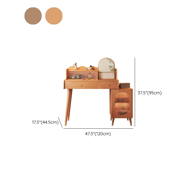 17 "brede traditionele ijdelheid tafel houten make-up ijdelheid met lade