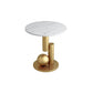 Metal Abstract Base Cocktail Table Glam Slate Top Coffee Table