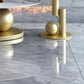 Metal Abstract Base Cocktail Table Glam Slate Top Coffee Table