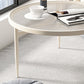 Iron 3 Legs Rectangle Cocktail Table Round Glass Top Coffee Table Clearhalo 'Coffee & Accent Tables' 'Coffee Tables' 'coffee_tables' 'furn' 'furn_coffee_tables' 'Furniture' 'Living Room Furniture' 7592331