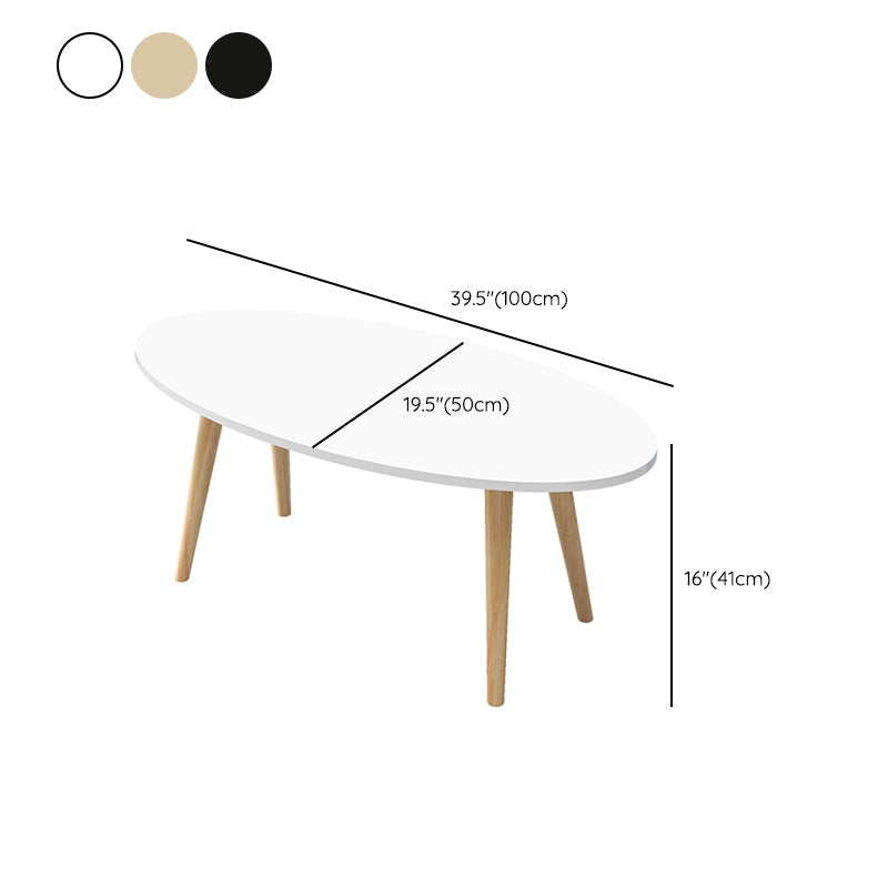 Contemporary 3 Legs and 4 Legs Cocktail Table Wooden Coffee Table