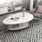 Minimalistic Single Coffee Table Wood Contemporary Cocktail Table with Shelf Clearhalo 'Coffee & Accent Tables' 'Coffee Tables' 'coffee_tables' 'furn' 'furn_coffee_tables' 'Furniture' 'Living Room Furniture' 7592449