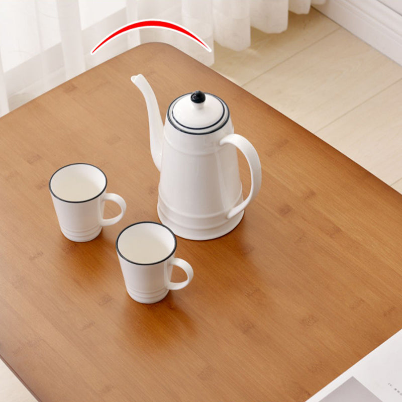 Rectangular Wood Coffee Table Contemporary 4 Legs Cocktail Table Clearhalo 'Coffee & Accent Tables' 'Coffee Tables' 'coffee_tables' 'furn' 'furn_coffee_tables' 'Furniture' 'Living Room Furniture' 7592471