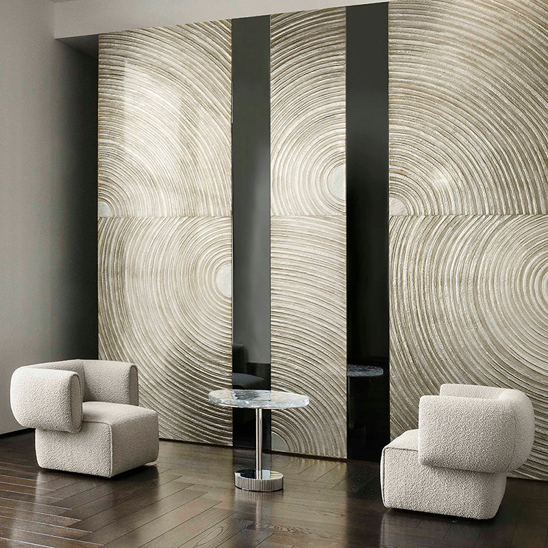 Contemporary Slate Coffee Table Round Bunching Coffee Table Sets for Living Room