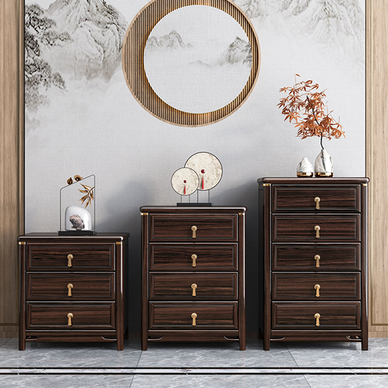 ソリッドウッドストレージキャビネットミッドセンチュリーモダンソフトクローズドロワーサイドキャビネット