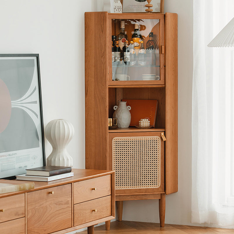 Minimalism Rectangle Storage Cabinet Solid Wood Accent Cabinet Clearhalo 'Cabinets & Chests' 'cabinets_chests' 'furn' 'furn_cabinets_chests' 'Furniture' 'Living Room Furniture' 7592571