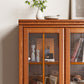 Minimalistic Rectangle Storage Cabinet Solid Wood Accent Cabinet