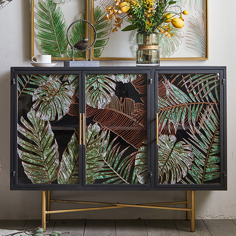 Armadio industriale in vetro in vetro mobile in metallo in difficoltà