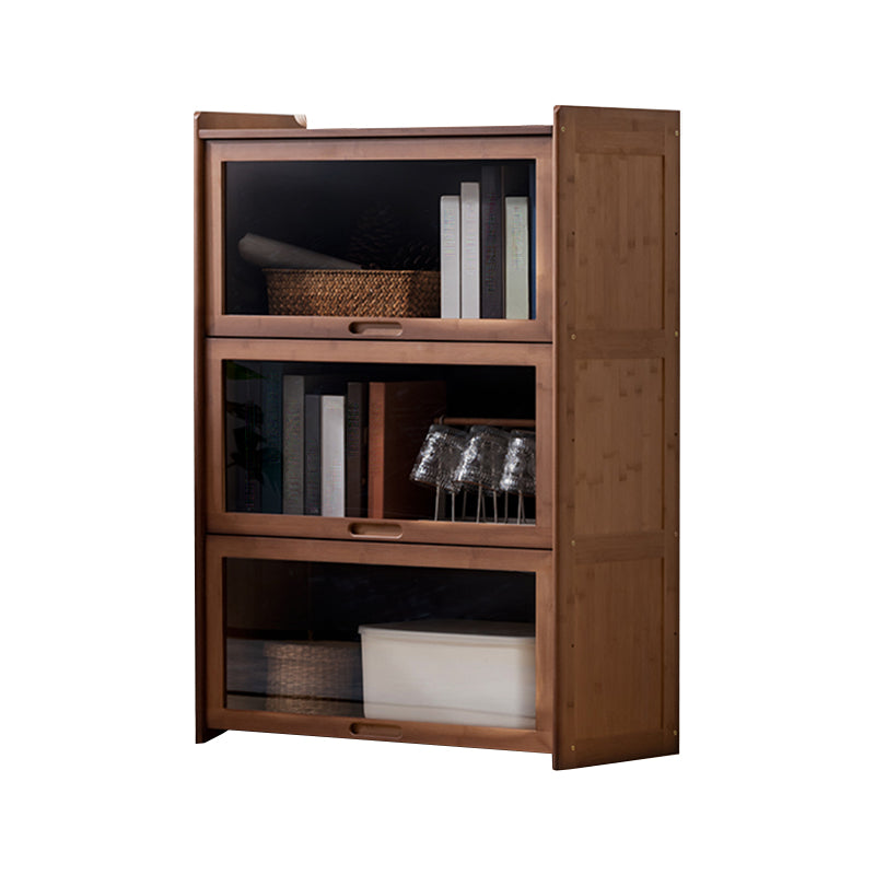 Simplistische rechthoek woonkamer opbergkist midden van de eeuw moderne houten accentkist