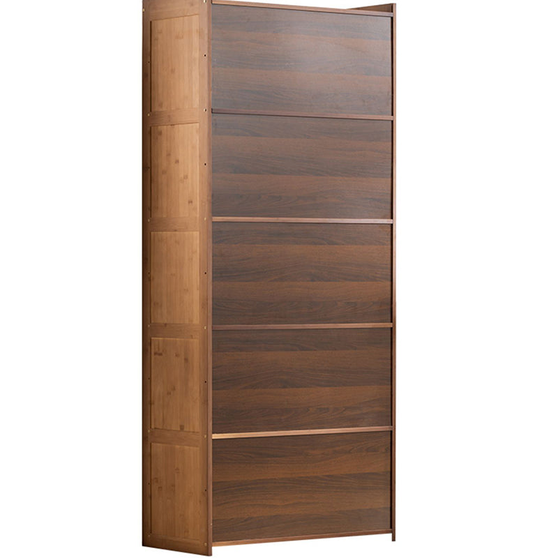 Cofre de almacenamiento de sala de estar rectangular simplista cofre de acento de madera moderno