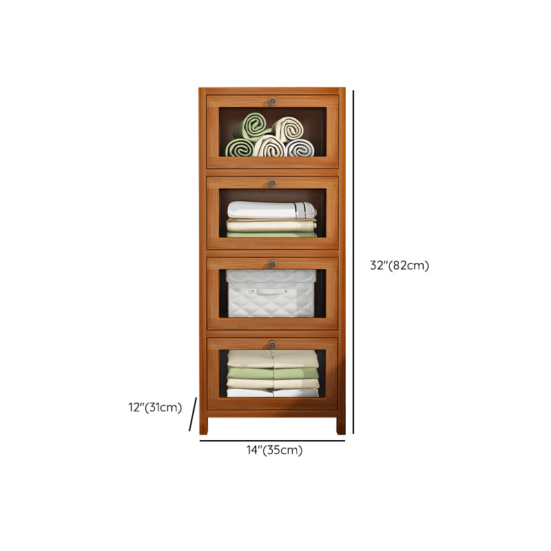 Simplicité Rectangle du salon coffre de rangement de rangement mi-siècle