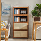 Minimalistic Solid Wood Accent Cabinet Rectangle Storage Cabinet Tan 4 Plastic & Acrylic Clearhalo 'Cabinets & Chests' 'cabinets_chests' 'furn' 'furn_cabinets_chests' 'Furniture' 'Living Room Furniture' 7592837