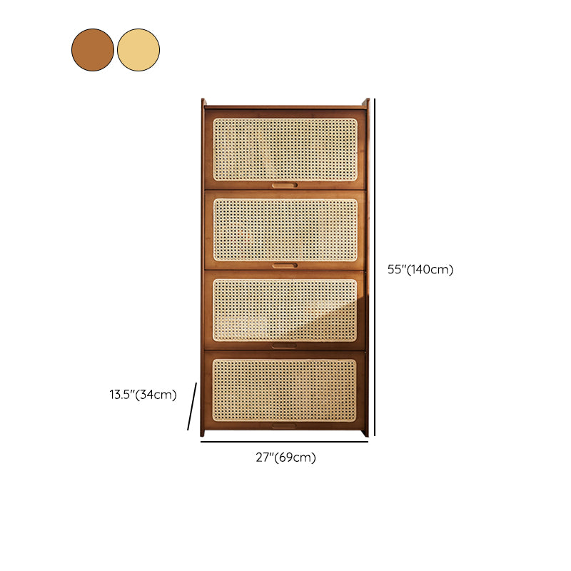 Minimalistic Solid Wood Accent Cabinet Rectangle Storage Cabinet Clearhalo 'Cabinets & Chests' 'cabinets_chests' 'furn' 'furn_cabinets_chests' 'Furniture' 'Living Room Furniture' 7592847