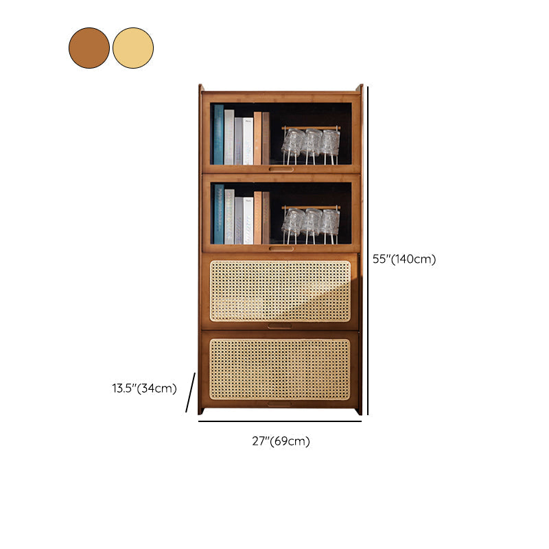 Minimalistic Solid Wood Accent Cabinet Rectangle Storage Cabinet Clearhalo 'Cabinets & Chests' 'cabinets_chests' 'furn' 'furn_cabinets_chests' 'Furniture' 'Living Room Furniture' 7592848