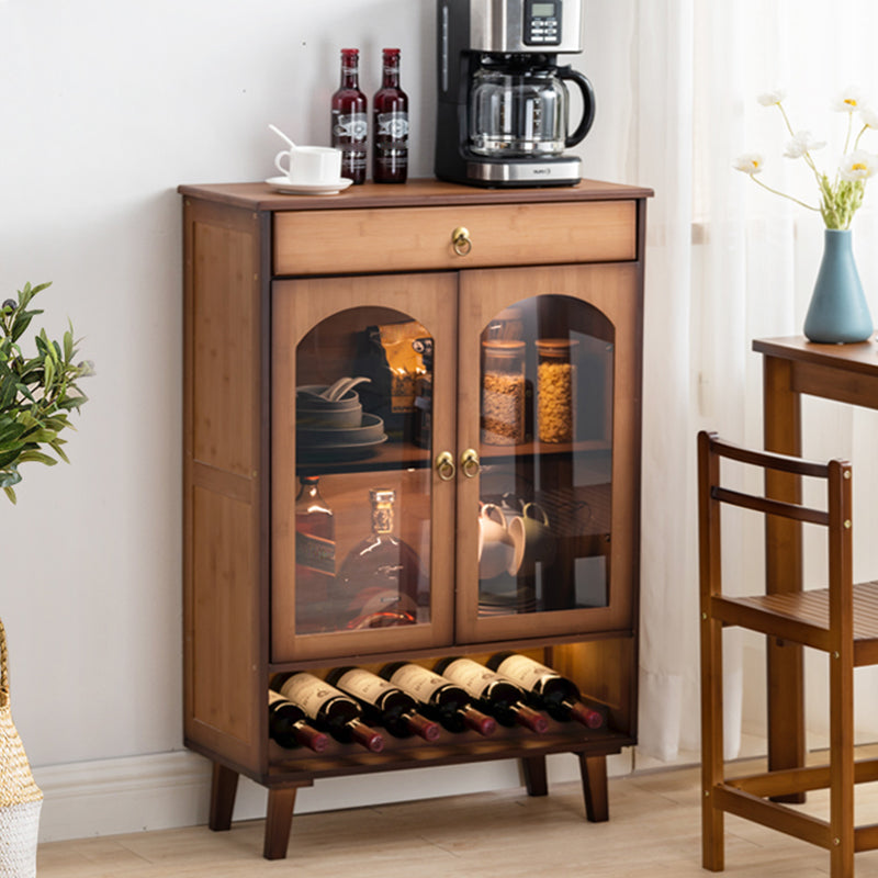 Contemporary Rectangle Storage Cabinet Solid Wood Accent Cabinet 26"L x 12"W x 40"H 1 Clearhalo 'Cabinets & Chests' 'cabinets_chests' 'furn' 'furn_cabinets_chests' 'Furniture' 'Living Room Furniture' 7592853