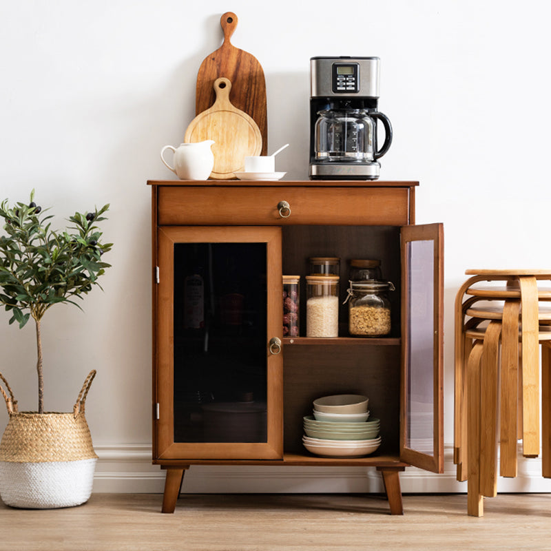 Contemporary Rectangle Storage Cabinet Solid Wood Accent Cabinet Clearhalo 'Cabinets & Chests' 'cabinets_chests' 'furn' 'furn_cabinets_chests' 'Furniture' 'Living Room Furniture' 7592857