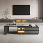Rectangle Cocktail Table Stone Glam 1 Coffee Table with Storage