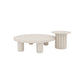 Table basse contemporaine en bois ou table de bout avec 4 pieds