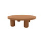 Table basse contemporaine en bois ou table de bout avec 4 pieds