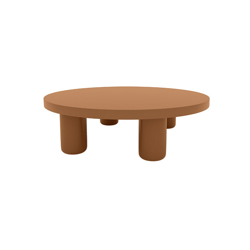 Table basse contemporaine en bois ou table de bout avec 4 pieds