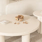 Table basse contemporaine en bois ou table de bout avec 4 pieds