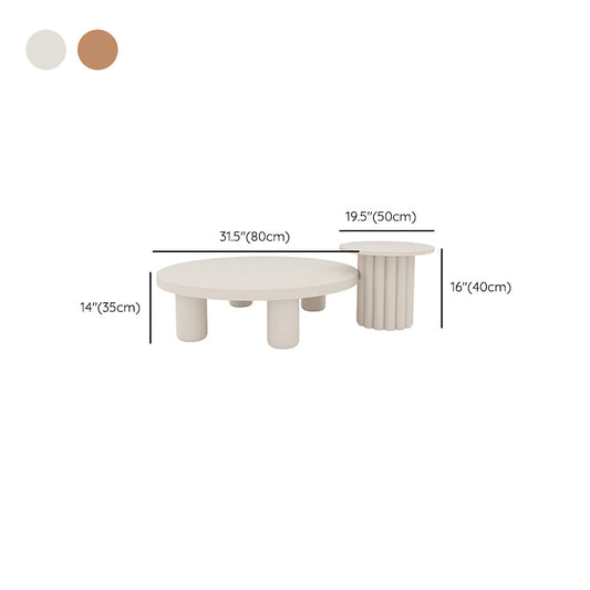 Mesa de café de madera Coftail Coffee o mesa final con 4 patas