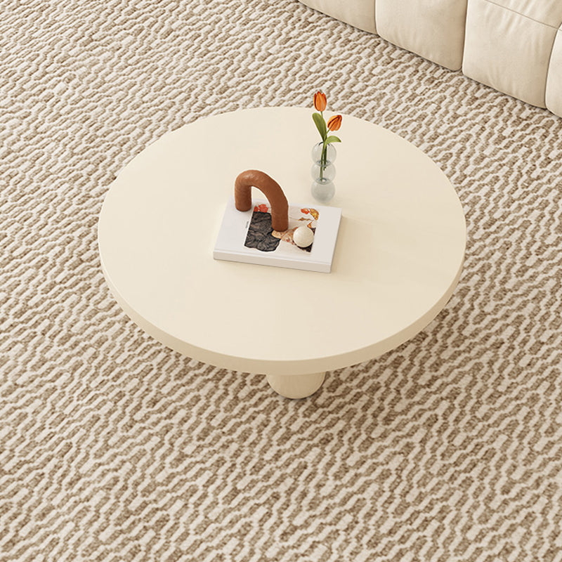 Mesa de centro de madera para cóctel, mesa auxiliar o de café blanca con 4 patas