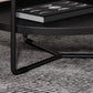 21"H Contemporary Cocktail Table Storage Round Coffee Cocktail Table Clearhalo 'Coffee & Accent Tables' 'Coffee Tables' 'coffee_tables' 'furn' 'furn_coffee_tables' 'Furniture' 'Living Room Furniture' 7593057