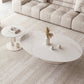Minimalism Abstract Coffee Table Slate Geometric Coffee or End Table