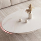 Minimalism Abstract Coffee Table Slate Geometric Coffee or End Table