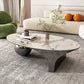 Slate Coffee Cocktail Table Glam Abstract Coffee or End Table Clearhalo 'Coffee & Accent Tables' 'Coffee Tables' 'coffee_tables' 'furn' 'furn_coffee_tables' 'Furniture' 'Living Room Furniture' 7593153