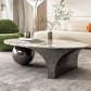 Slate Coffee Cocktail Table Glam Abstract Coffee or End Table Black Clearhalo 'Coffee & Accent Tables' 'Coffee Tables' 'coffee_tables' 'furn' 'furn_coffee_tables' 'Furniture' 'Living Room Furniture' 7593155