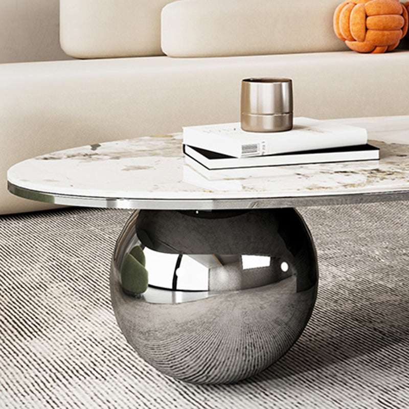 Slate Coffee Cocktail Table Glam Abstract Coffee or End Table Clearhalo 'Coffee & Accent Tables' 'Coffee Tables' 'coffee_tables' 'furn' 'furn_coffee_tables' 'Furniture' 'Living Room Furniture' 7593160