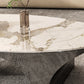 Slate Coffee Cocktail Table Glam Abstract Coffee or End Table Clearhalo 'Coffee & Accent Tables' 'Coffee Tables' 'coffee_tables' 'furn' 'furn_coffee_tables' 'Furniture' 'Living Room Furniture' 7593162