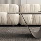 Table basse ovale abstraite en ardoise ou table de bout