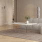 Slate Top Coffee Cocktail Table Sled Rectangle Coffee or End Table Clearhalo 'Coffee & Accent Tables' 'Coffee Tables' 'coffee_tables' 'furn' 'furn_coffee_tables' 'Furniture' 'Living Room Furniture' 7593266