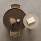 Contemporary Cocktail Table Round Storage Coffee Cocktail Table Clearhalo 'Coffee & Accent Tables' 'Coffee Tables' 'coffee_tables' 'furn' 'furn_coffee_tables' 'Furniture' 'Living Room Furniture' 7593281