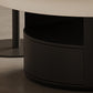 Table de cocktail contemporaine Table de cocktail basse sur pied rond