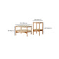 Tropical Cocktail Table Storage Round Glass Coffee Cocktail Table Clearhalo 'Coffee & Accent Tables' 'Coffee Tables' 'coffee_tables' 'furn' 'furn_coffee_tables' 'Furniture' 'Living Room Furniture' 7593366