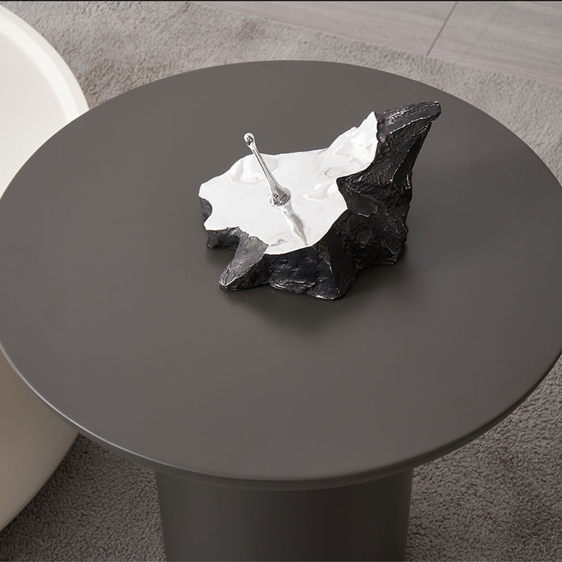 Wood Coffee Cocktail Table Drum Coffee or End Table with Storage Clearhalo 'Coffee & Accent Tables' 'Coffee Tables' 'coffee_tables' 'furn' 'furn_coffee_tables' 'Furniture' 'Living Room Furniture' 7593456