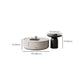 Wood Coffee Cocktail Table Drum Coffee or End Table with Storage Clearhalo 'Coffee & Accent Tables' 'Coffee Tables' 'coffee_tables' 'furn' 'furn_coffee_tables' 'Furniture' 'Living Room Furniture' 7593458