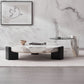 Marble Coffee Cocktail Table Contemporary 3 Legs Coffee or End Table Clearhalo 'Coffee & Accent Tables' 'Coffee Tables' 'coffee_tables' 'furn' 'furn_coffee_tables' 'Furniture' 'Living Room Furniture' 7593472