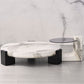 Marble Coffee Cocktail Table Contemporary 3 Legs Coffee or End Table Clearhalo 'Coffee & Accent Tables' 'Coffee Tables' 'coffee_tables' 'furn' 'furn_coffee_tables' 'Furniture' 'Living Room Furniture' 7593476