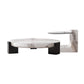 Marble Coffee Cocktail Table Contemporary 3 Legs Coffee or End Table Clearhalo 'Coffee & Accent Tables' 'Coffee Tables' 'coffee_tables' 'furn' 'furn_coffee_tables' 'Furniture' 'Living Room Furniture' 7593479