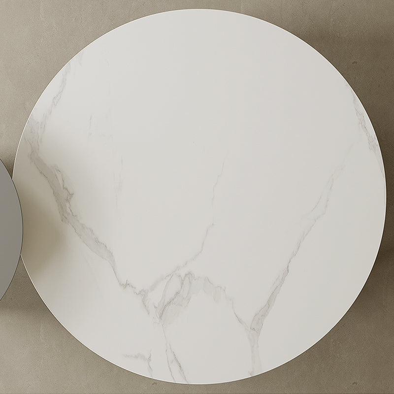 Mesa de cóctel contemporánea Mesa de cóctel de café redonda de piedra