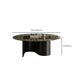 Contemporary Cocktail Table Glass Pedestal Coffee Cocktail Table Clearhalo 'Coffee & Accent Tables' 'Coffee Tables' 'coffee_tables' 'furn' 'furn_coffee_tables' 'Furniture' 'Living Room Furniture' 7593531