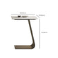 Contemporary Cocktail Table Glass Pedestal Coffee Cocktail Table Clearhalo 'Coffee & Accent Tables' 'Coffee Tables' 'coffee_tables' 'furn' 'furn_coffee_tables' 'Furniture' 'Living Room Furniture' 7593532