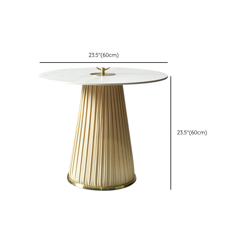 Round Slate Coffee Cocktail Table Abstract Coffee or End Table Clearhalo 'Coffee & Accent Tables' 'Coffee Tables' 'coffee_tables' 'furn' 'furn_coffee_tables' 'Furniture' 'Living Room Furniture' 7593564